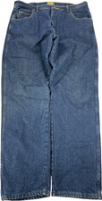 Jeans uomo Cabela’s lavaggio medio foderato in flanella denim - 38x34