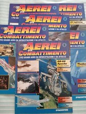 AEREI DA COMBATTIMENTO N. 1-2-3-4-5-6 DE AGOSTINI 1995 