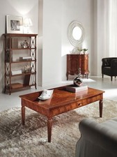 TAVOLINO BASSO INTARSIATO IN