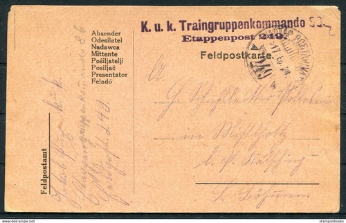 1917 posta militare - , regno