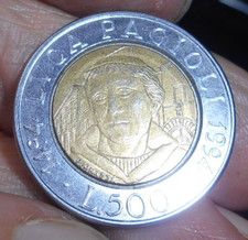 500 LIRE BIMETALLICHE