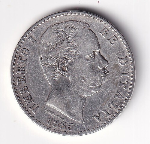 Umberto lire 1885 - lire,