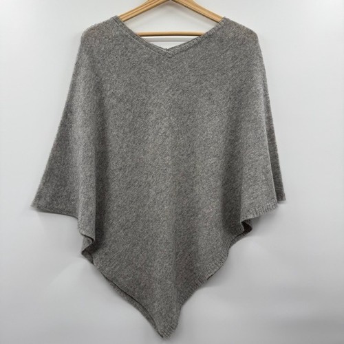 Poncho grigio berillo - , 100%