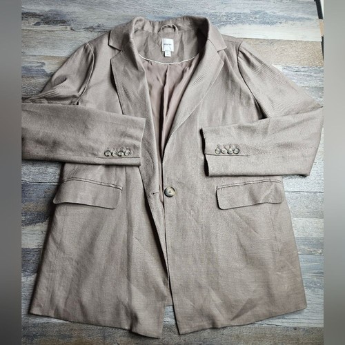 Blazer donna misto lino maeve - lino,