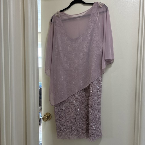 Piece mauve sparkle dress - piece,