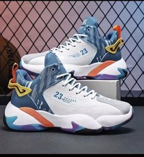 Scarpe da basket alte da uomo Scarpe da ginnastica sportiveda corsa casual 