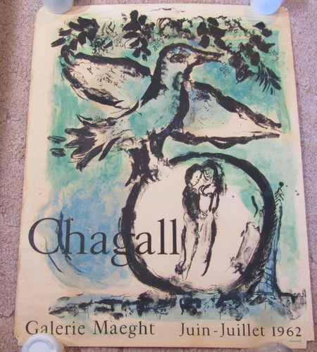 Orig 1962 chagall exhibtiion - orig,