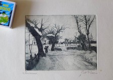 quadro disegno Inverno del pittore G. M. D'amico