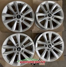 4 CERCHI IN LEGA 16 ORIGINALI AUDI 7.0X16 5X112 ET40 SILV. AUDI A3 A4 Q2 SMONTA