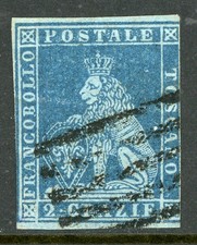 Italia 1851 Toscana 2cr Blu