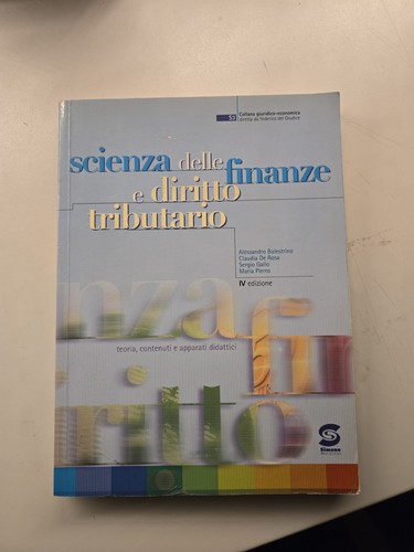 Scienza delle finanze - , e
