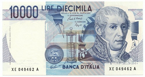 10000 lire d - 10000,
