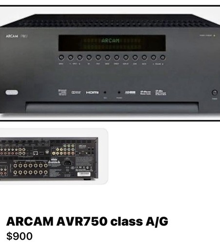 Arcam avr750 class g - arcam,