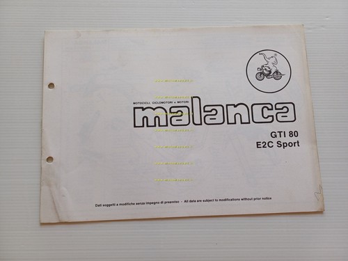 Malanca 125 gti - 80, e2c