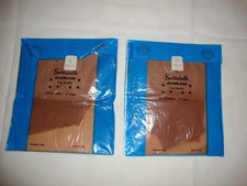 Lotto 2 paia calze da reggicalze vintage anni '70 velate mis 8 e 1/12 nude