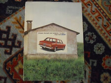 BROCHURE FIAT 132 "2 LITRI"
