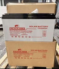 batteria 12v per kit fotovoltaico 200 ah per CAMPER accumulo pannello solare