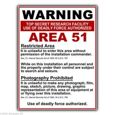 AREA 51 SEGNALETICA
