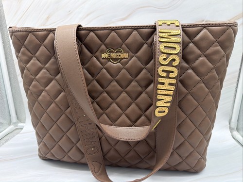 Love moschino quilted faux - moschino,