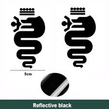 Alfa Romeo 2 ADESIVI BISCIONE