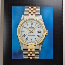 1991 Rolex Date - Stampa da Magazine Originale Vintage