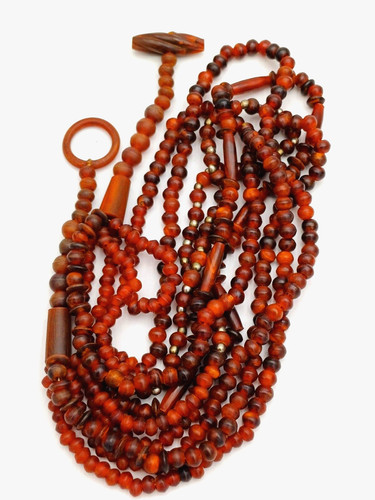 Collana etnica multifilo con - etnica,