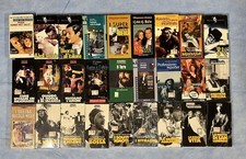 Lotto 27 VHS videocassette Film Originali Vari Generi