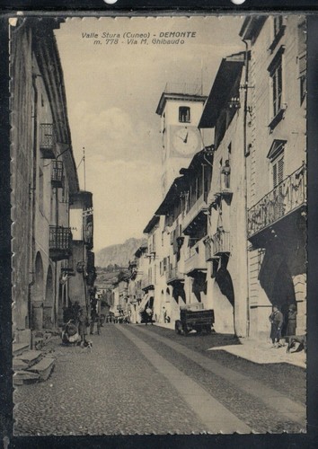 Cartolina valle stura cuneo - valle,