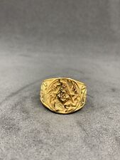 Massonico Color Oro Anello