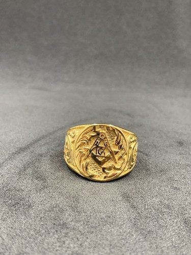 Massonico color oro anello - oro,
