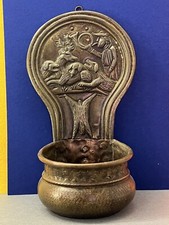 ? Acquamanile in Rame decorazione di Caccia a Sbalzo Folgaria Trentino