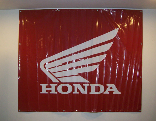 Honda moto banner striscione - honda,