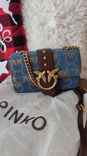 Borsa Pinko jeans e marrone