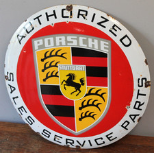 Porsche enamel sign 911 - enamel,