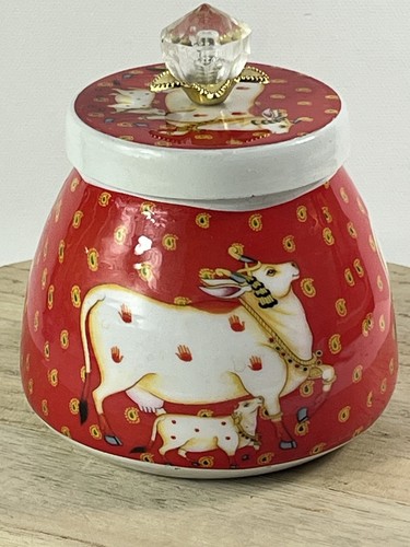 Pichwai barattolo mucca - pichwai,