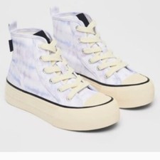 Scarpe sneakers alte ZARA tie