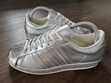ADIDAS Superstar Metal Toe Scarpe da Basket Uomo, Argento - Taglia 6