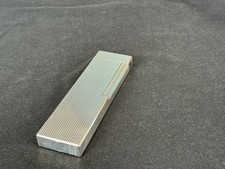 ACCENDINO DA TAVOLO DUPONT  placcato argento funzionante