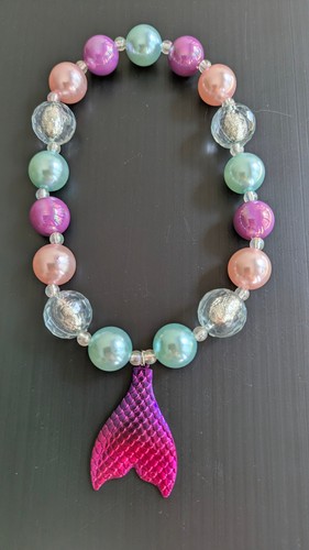 Collana elasticizzata coda - elasticizzata,