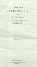 CORPUS JURIS CIVILIS QUO JUS