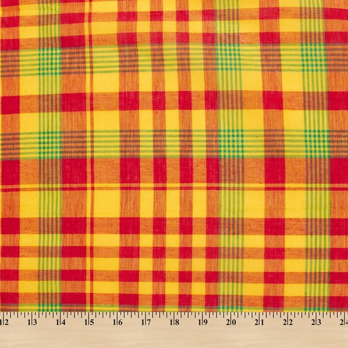 Tessuto quadri madras stile - tessuto, (stile