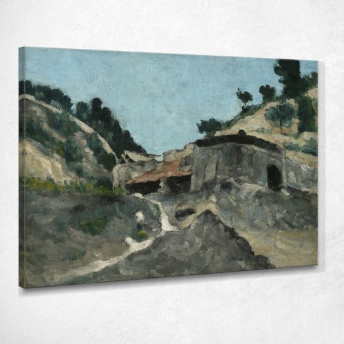 Paesaggio con mulino acqua - ad,