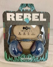 CUFFIE MARLEY REBEL EM-JH081-NVA BLU NAVY NUOVE BOB MARLEY HEADPHONES