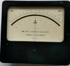 PIACCAMETRO Ph metro elettronico modello LD 153 ZAMBELLI strumento vintage usato