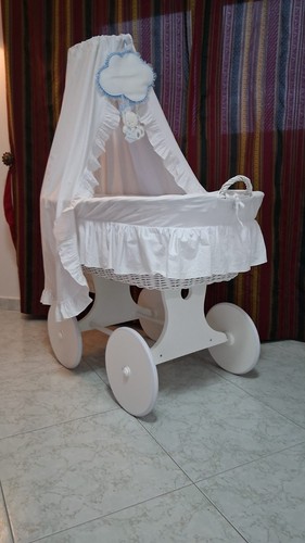 Culla neonato nuova - nuova, vimini