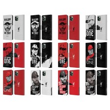 LIVERPOOL FC JURGEN KLOPP CUSTODIA COVER A PORTAFOGLIO PER APPLE iPHONE TELEFONI