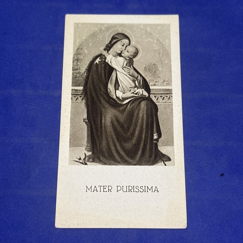 Madre purissima santino - santino,