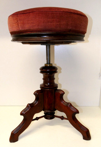 Sgabello pianoforte girevole