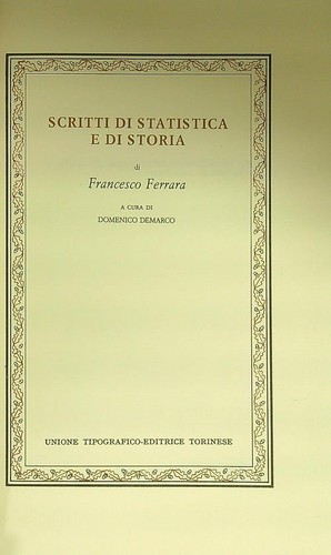 Scritti statistica di - scritti, e