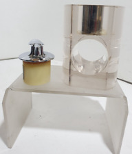 Ronson accendino trasparente  con foro a gas made in France lighter vintage raro